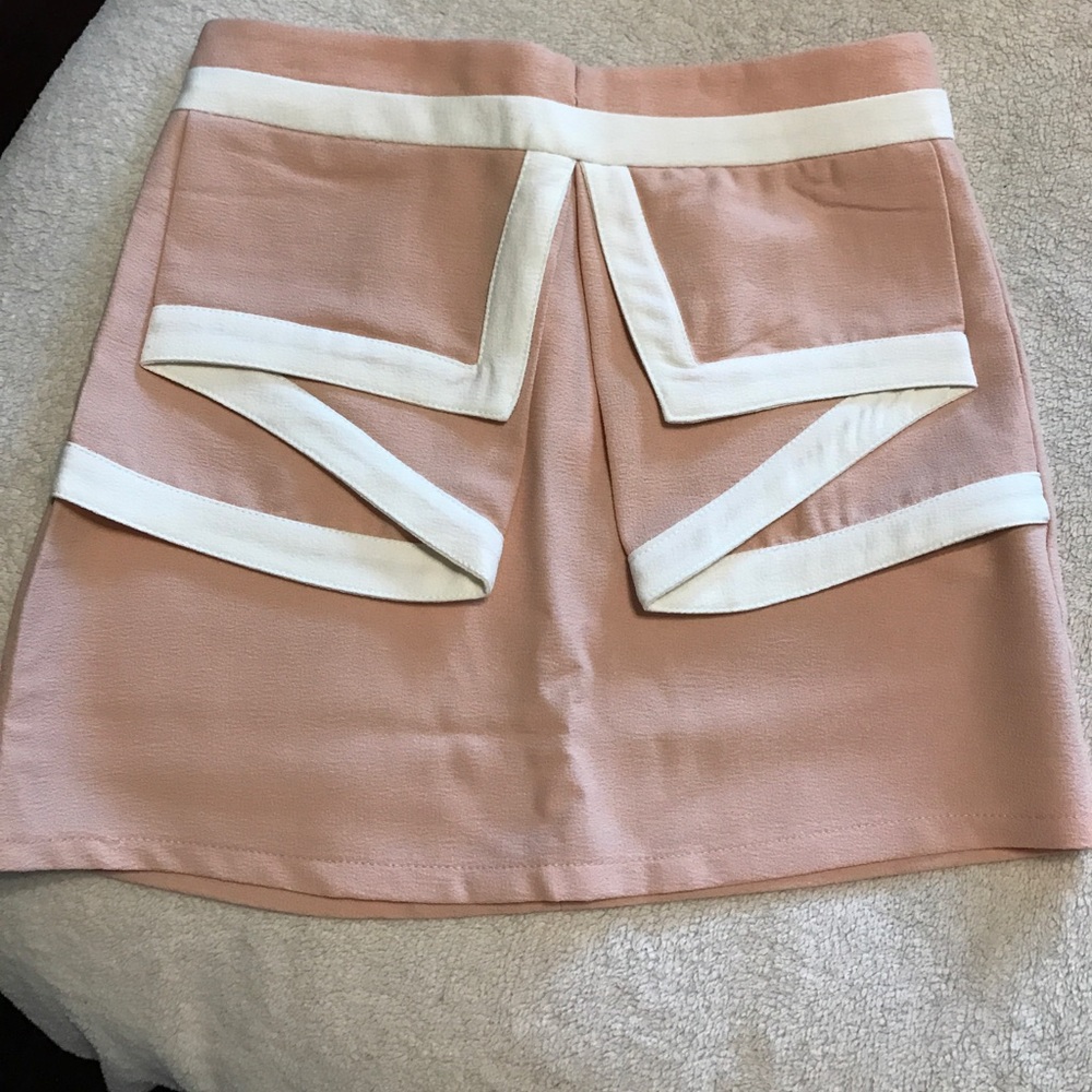 NWOT Pink mini skirt